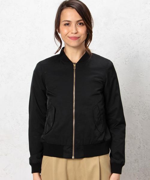 green label relaxing(グリーンレーベルリラクシング)の「◆CB C/P HandWash MA-1 ブルゾン ◆(MA-1・レディース・オリーブ/ネイビー・34/38/40/42/44/36)」の8枚目の写真