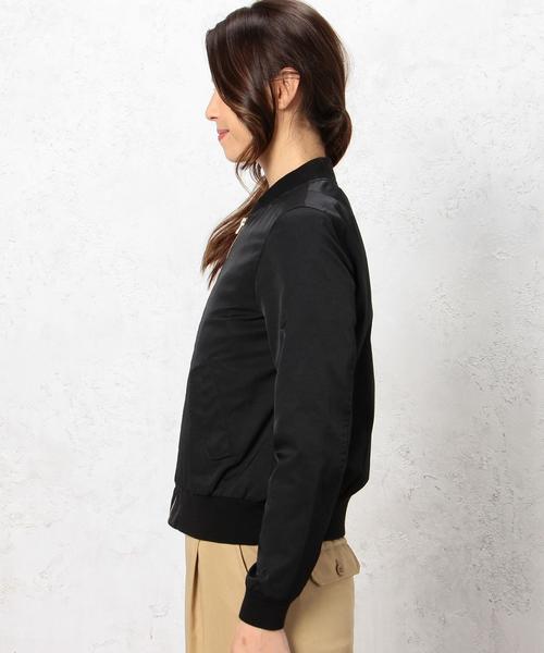 green label relaxing(グリーンレーベルリラクシング)の「◆CB C/P HandWash MA-1 ブルゾン ◆(MA-1・レディース・オリーブ/ネイビー・34/38/40/42/44/36)」の9枚目の写真