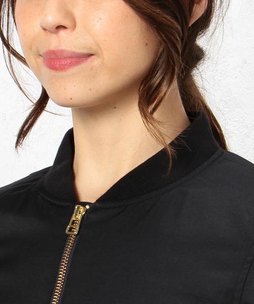 green label relaxing(グリーンレーベルリラクシング)の「◆CB C/P HandWash MA-1 ブルゾン ◆(MA-1・レディース・オリーブ/ネイビー・34/38/40/42/44/36)」の4枚目の写真