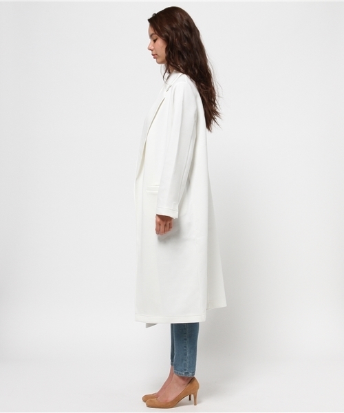 MOUSSY（マウジー）の「CUT LOOSE LONG JK（その他アウター・レディース・ピンク/ライトグレー/ホワイト/ライトベージュ・FREE）」の16枚目の写真