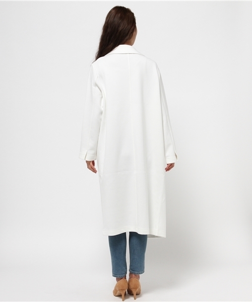 MOUSSY（マウジー）の「CUT LOOSE LONG JK（その他アウター・レディース・ピンク/ライトグレー/ホワイト/ライトベージュ・FREE）」の9枚目の写真