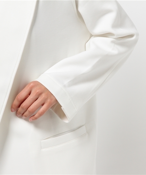 MOUSSY（マウジー）の「CUT LOOSE LONG JK（その他アウター・レディース・ピンク/ライトグレー/ホワイト/ライトベージュ・FREE）」の11枚目の写真