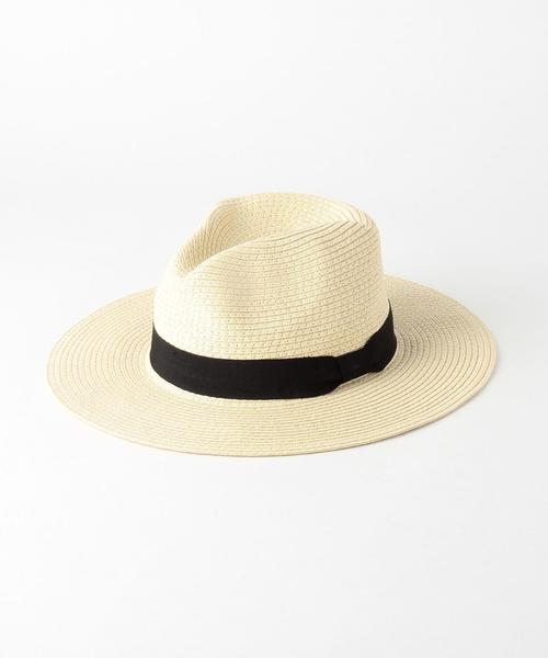 BEAUTY&YOUTH UNITED ARROWS（ビューティーアンドユースユナイテッドアローズ）の「BY ペーパーリボンビックハット◆（ハット・レディース・ブラック/ベージュ/ダークブラウン・FREE）」の3枚目の写真