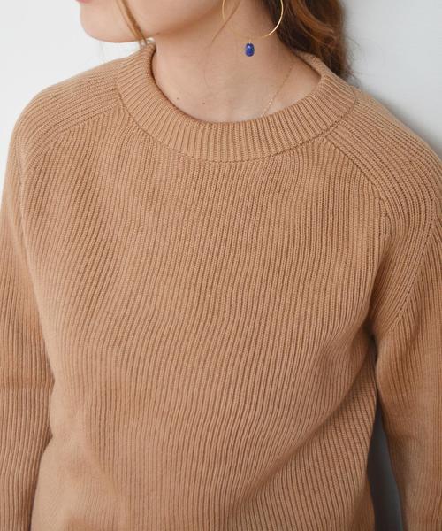 SHIPS for women（シップスフォーウィメン）の「ウールロングスリーブニット◇（ニット/セーター・レディース・オレンジ/ピンク/チャコールグレー・ONE SIZE）」の7枚目の写真