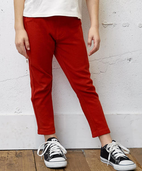 green label relaxing（グリーンレーベルリラクシング）の「【KIDS】 フライスパンツ フルレングス（その他パンツ・キッズ・レッド/ネイビー/ブラック/イエロー/ダークグレー/ライトブルー/グレー/ターコイズブルー/オリーブ/マスタード/ワインレッド/シャーベット/ライラック/ライム/ロイヤルブルー/ダークグリーン/コバルトブルー/モカ/オレンジ系その他・115/105/125/95/135）」の16枚目の写真