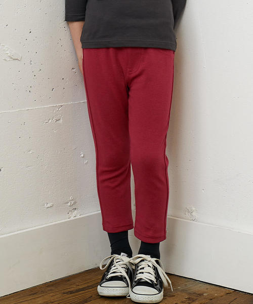 green label relaxing（グリーンレーベルリラクシング）の「【KIDS】 フライスパンツ フルレングス（その他パンツ・キッズ・レッド/ネイビー/ブラック/イエロー/ダークグレー/ライトブルー/グレー/ターコイズブルー/オリーブ/マスタード/ワインレッド/シャーベット/ライラック/ライム/ロイヤルブルー/ダークグリーン/コバルトブルー/モカ/オレンジ系その他・115/105/125/95/135）」の17枚目の写真