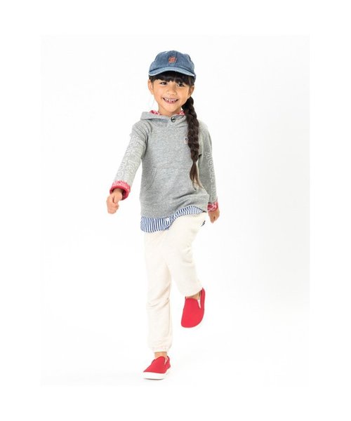 F.O.KIDS(エフオーキッズ)の「スケーターレイヤードパーカー(パーカー・キッズ・ネイビー/レッド/グレー・120/100/110/130/140/80/90/95)」の6枚目の写真