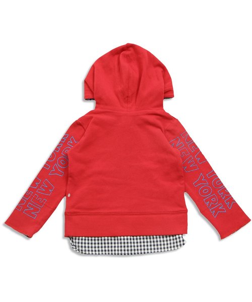 F.O.KIDS(エフオーキッズ)の「スケーターレイヤードパーカー(パーカー・キッズ・ネイビー/レッド/グレー・120/100/110/130/140/80/90/95)」の14枚目の写真