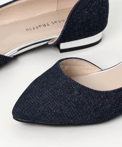 ORiental TRaffic（オリエンタルトラフィック）の「春夏新作★サイドカットパンプス★7107（パンプス・レディース・ブルー/シルバー/ブラック・39/38/42/41/40/37/35/36/34）」の7枚目の写真