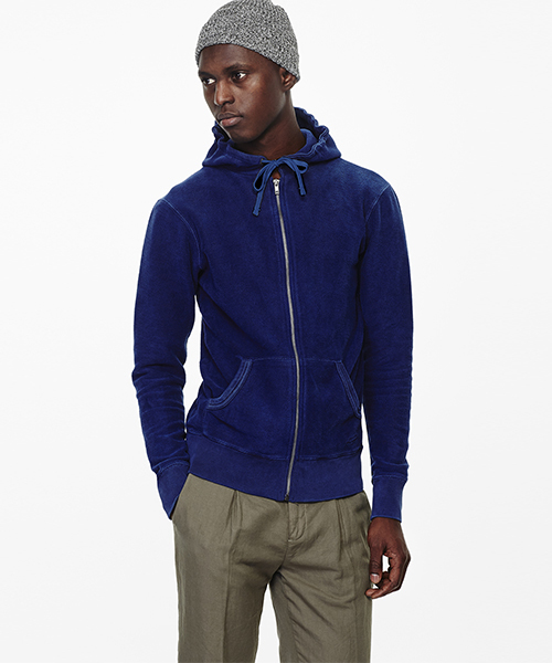 Saturdays NYC（サタデーズ ニューヨークシティ ）の「JP Zip-Up Hooded Sweatshirt（パーカー・メンズ・ピンク/ブルー系その他/グレー・X-SMALL/M/S/L/X-LARGE）」の5枚目の写真