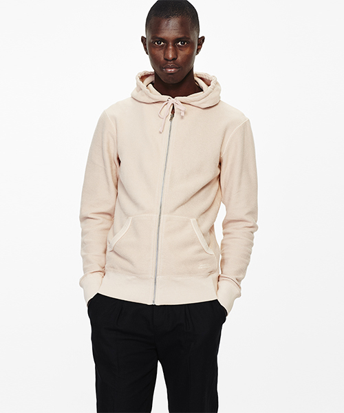 Saturdays NYC（サタデーズ ニューヨークシティ ）の「JP Zip-Up Hooded Sweatshirt（パーカー・メンズ・ピンク/ブルー系その他/グレー・X-SMALL/M/S/L/X-LARGE）」の8枚目の写真