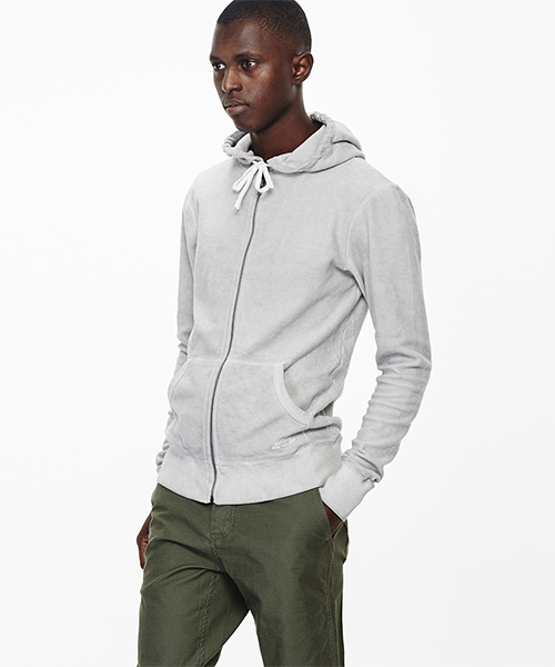 Saturdays NYC（サタデーズ ニューヨークシティ ）の「JP Zip-Up Hooded Sweatshirt（パーカー・メンズ・ピンク/ブルー系その他/グレー・X-SMALL/M/S/L/X-LARGE）」の11枚目の写真
