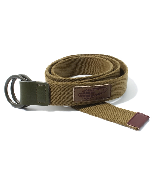 BEAMS(ビームス)の「BEAMS / カラーWリングベルト(ベルト・メンズ・ブラック/オレンジ/イエロー/ネイビー/ワイン/オリーブ・ONE SIZE)」の3枚目の写真