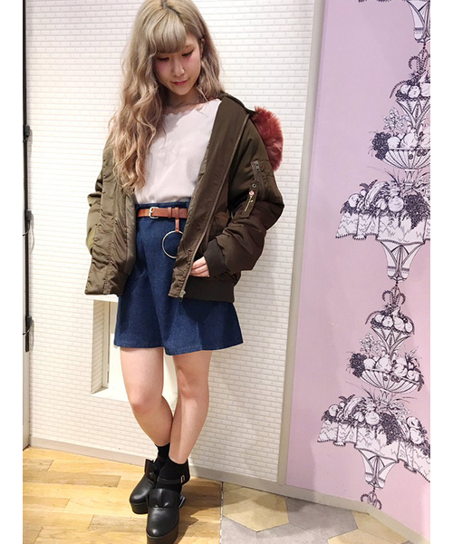 Honey Salon By Foppish ハニーサロン の 人気ｱｲﾃﾑ再入荷 ボリュームファーブルゾン ブルゾン Wear