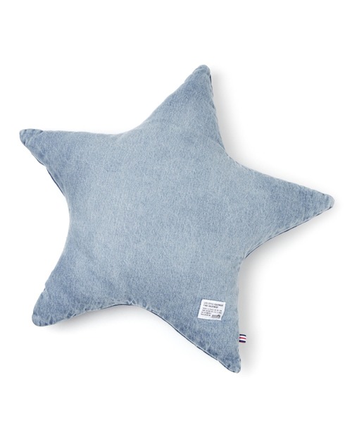BAYFLOW（ベイフロー）の「BAYFLOW／デニムスタークッション（クッション/クッションカバー・レディース・ライトブルー/ネイビー/クリアブルー/アクア/ダークブルー/スカイブルー・0）」の4枚目の写真