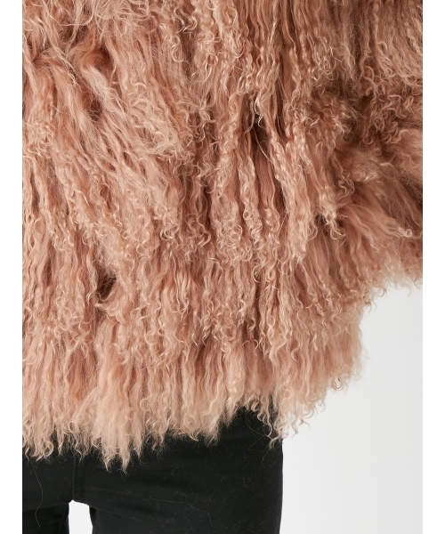 MURUA(ムルーア)の「チベットファーコート(その他アウター・レディース・カーキ/ピンク・1/2)」の17枚目の写真