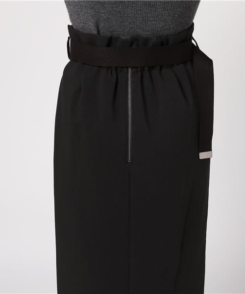 laboratory work（ラボラトリーワーク）の「ベルト付きナロースカート（スカート・レディース・ブラック/グリーン/ベージュ系その他・MEDIUM）」の5枚目の写真