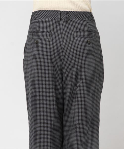 Lugnoncure（ルノンキュール）の「ウール混ガンクラブチェックタックパンツ（その他パンツ・レディース・ベージュ/ブラウン/グレー・LARGE/MEDIUM/SMALL）」の10枚目の写真