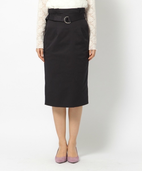 laboratory work（ラボラトリーワーク）の「シンプルタイトスカート（スカート・レディース・ネイビー/ブラック/キャメル・MEDIUM）」の14枚目の写真