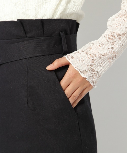 laboratory work（ラボラトリーワーク）の「シンプルタイトスカート（スカート・レディース・ネイビー/ブラック/キャメル・MEDIUM）」の10枚目の写真