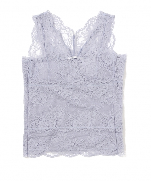 laboratory work（ラボラトリーワーク）の「カップ付きレースキャミソール（キャミソール・レディース・ホワイト/ブラック/サックスブルー/オレンジ・MEDIUM）」の4枚目の写真