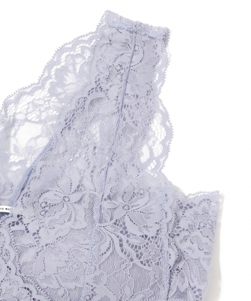 laboratory work（ラボラトリーワーク）の「カップ付きレースキャミソール（キャミソール・レディース・ホワイト/ブラック/サックスブルー/オレンジ・MEDIUM）」の7枚目の写真