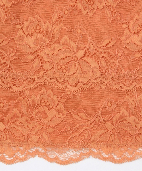 laboratory work（ラボラトリーワーク）の「カップ付きレースキャミソール（キャミソール・レディース・ホワイト/ブラック/サックスブルー/オレンジ・MEDIUM）」の17枚目の写真