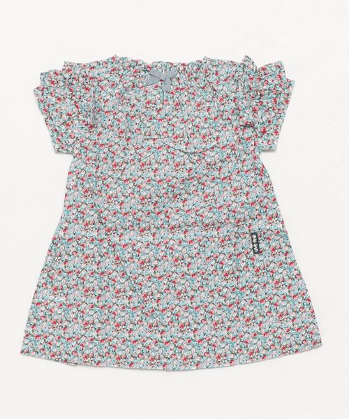 RAGMART(ラグマート)の「フリルワンピース(ワンピース・キッズ・グリーン/ピンク・110cm/120cm/100cm/130cm)」の3枚目の写真