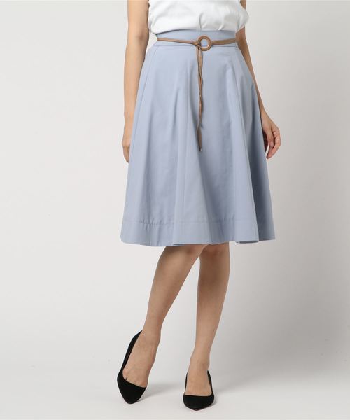 PROPORTION BODY DRESSING（プロポーションボディドレッシング）の「タイプライターベルト付きフレアースカート（スカート・レディース・カーキ/ベビーピンク/ブルー・1/2/3）」の15枚目の写真