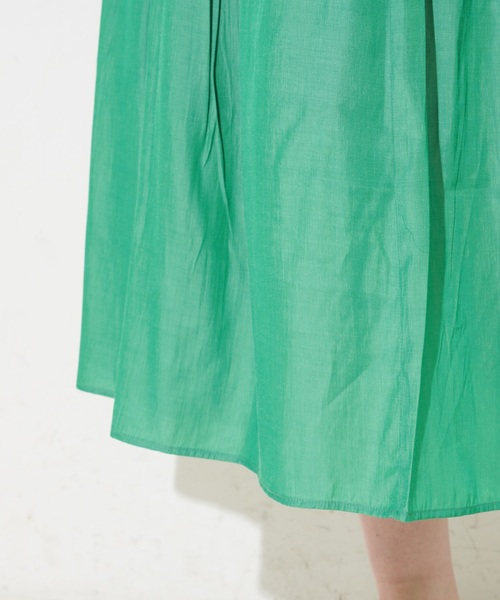 natural couture（ナチュラルクチュール）の「ふんわりタックスカート（スカート・レディース・ブラック/ベージュ/グリーン/レッド・FREE）」の16枚目の写真