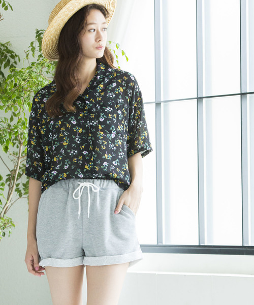 WEGO(ウィゴー)の「WEGO/スウェットショートパンツ(その他パンツ・レディース・ブラック/ブルー/杢グレー/ピンク系その他/ホワイト/グレー/カーキ・FREE)」の4枚目の写真
