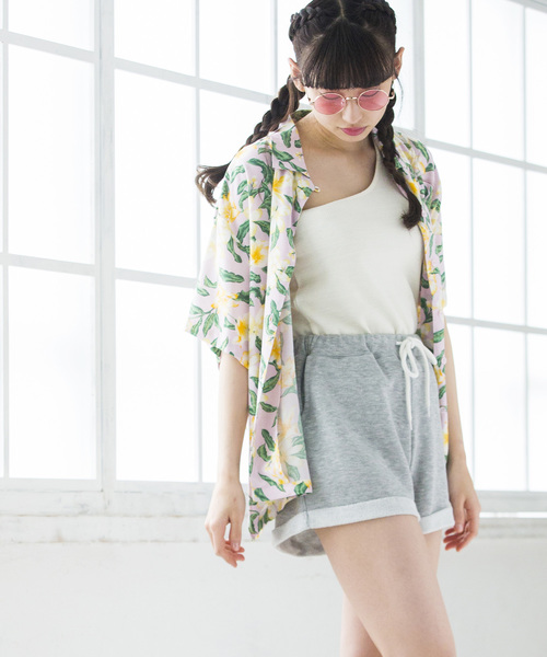 WEGO(ウィゴー)の「WEGO/スウェットショートパンツ(その他パンツ・レディース・ブラック/ブルー/杢グレー/ピンク系その他/ホワイト/グレー/カーキ・FREE)」の3枚目の写真