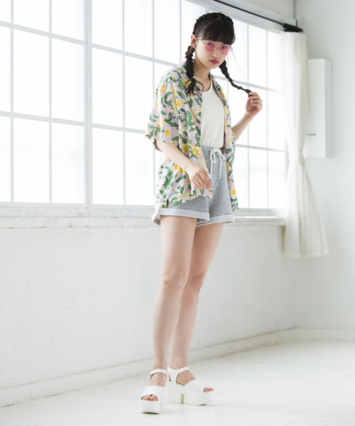 WEGO(ウィゴー)の「WEGO/スウェットショートパンツ(その他パンツ・レディース・ブラック/ブルー/杢グレー/ピンク系その他/ホワイト/グレー/カーキ・FREE)」の18枚目の写真