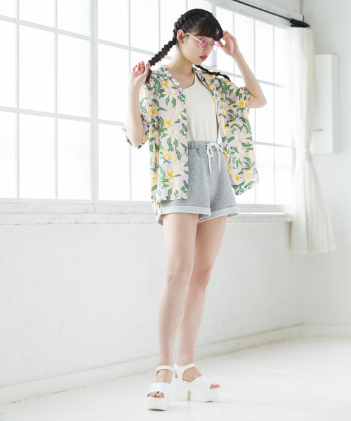 WEGO(ウィゴー)の「WEGO/スウェットショートパンツ(その他パンツ・レディース・ブラック/ブルー/杢グレー/ピンク系その他/ホワイト/グレー/カーキ・FREE)」の19枚目の写真