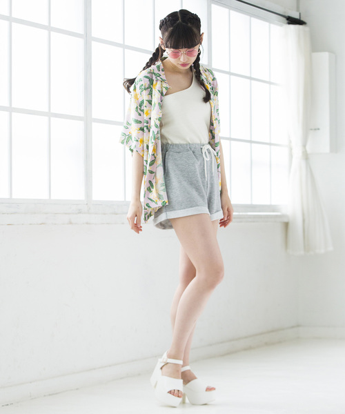 WEGO(ウィゴー)の「WEGO/スウェットショートパンツ(その他パンツ・レディース・ブラック/ブルー/杢グレー/ピンク系その他/ホワイト/グレー/カーキ・FREE)」の20枚目の写真
