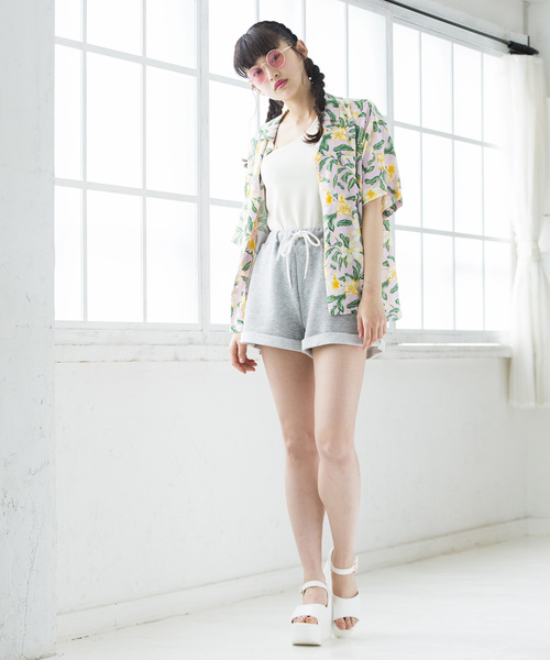 WEGO(ウィゴー)の「WEGO/スウェットショートパンツ(その他パンツ・レディース・ブラック/ブルー/杢グレー/ピンク系その他/ホワイト/グレー/カーキ・FREE)」の21枚目の写真