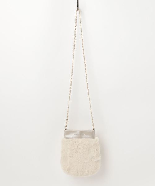 AMERICAN HOLIC（アメリカンホリック）の「ファーミニポシェット（ハンドバッグ・レディース・ホワイト/ブラック/ボルドー/キャメル・FREE）」の8枚目の写真