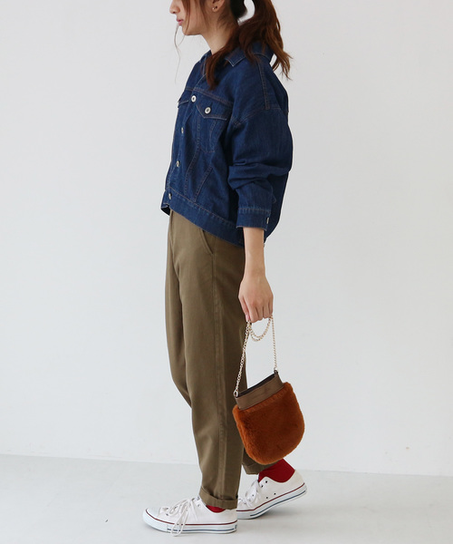 AMERICAN HOLIC（アメリカンホリック）の「ファーミニポシェット（ハンドバッグ・レディース・ホワイト/ブラック/ボルドー/キャメル・FREE）」の11枚目の写真