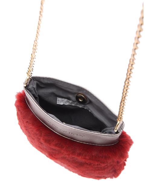 AMERICAN HOLIC（アメリカンホリック）の「ファーミニポシェット（ハンドバッグ・レディース・ホワイト/ブラック/ボルドー/キャメル・FREE）」の12枚目の写真