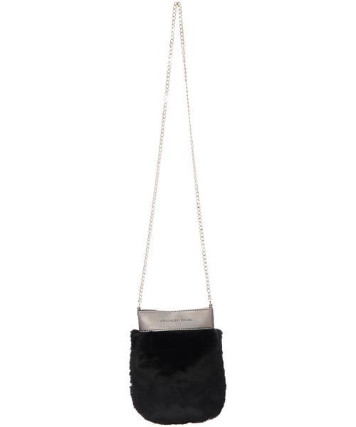 AMERICAN HOLIC（アメリカンホリック）の「ファーミニポシェット（ハンドバッグ・レディース・ホワイト/ブラック/ボルドー/キャメル・FREE）」の6枚目の写真