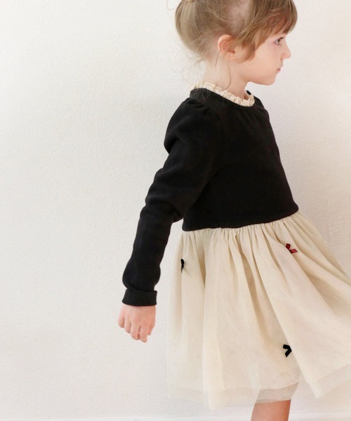 Rora(ローラ)の「ジュリエ ドレスワンピース(ドレス・キッズ・ブラックミックス・90㎝/100cm/110cm/120cm/130cm/140cm)」の11枚目の写真