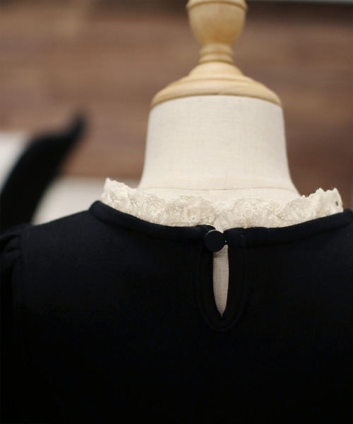 Rora(ローラ)の「ジュリエ ドレスワンピース(ドレス・キッズ・ブラックミックス・90㎝/100cm/110cm/120cm/130cm/140cm)」の3枚目の写真