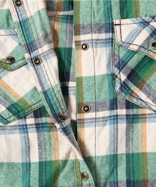 goa（ゴア）の「ヴィンテージ　ネルチェックシャツ（シャツ/ブラウス・レディース・グリーン/ブルー/レッド・FREE）」の12枚目の写真
