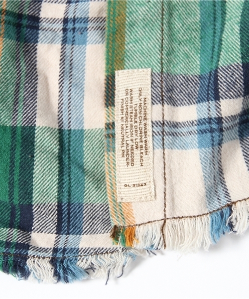 goa（ゴア）の「ヴィンテージ　ネルチェックシャツ（シャツ/ブラウス・レディース・グリーン/ブルー/レッド・FREE）」の13枚目の写真