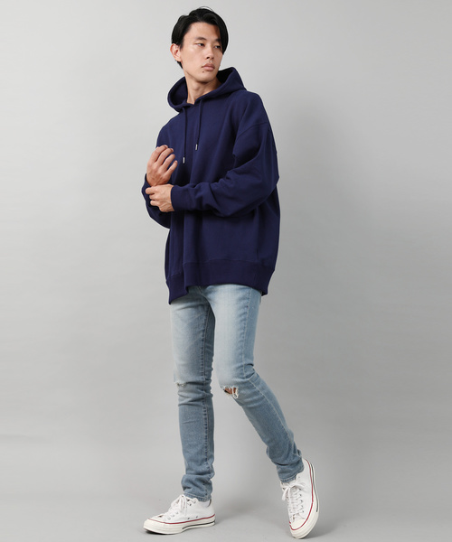 Ressaca(レサーカ)の「ヘビーウエイトオーバーパーカー(パーカー・メンズ・ホワイト/ブラック/ベージュ/パープル/ネイビー/グレー/イエロー/オレンジ・M/L)」の10枚目の写真