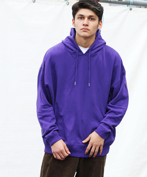 Ressaca(レサーカ)の「ヘビーウエイトオーバーパーカー(パーカー・メンズ・ホワイト/ブラック/ベージュ/パープル/ネイビー/グレー/イエロー/オレンジ・M/L)」の6枚目の写真