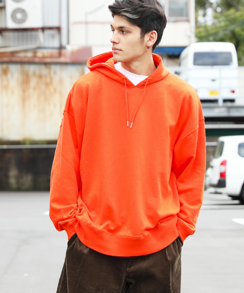 Ressaca(レサーカ)の「ヘビーウエイトオーバーパーカー(パーカー・メンズ・ホワイト/ブラック/ベージュ/パープル/ネイビー/グレー/イエロー/オレンジ・M/L)」の8枚目の写真