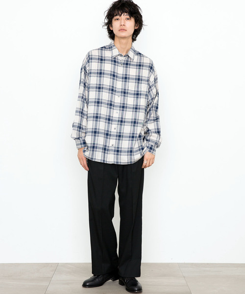 STUDIOUS（ステュディオス）の「【STUDIOUS】マリールイズ2タックセミワイドパンツ（その他パンツ・メンズ・カーキ/ブラック/ベージュ/グレー・1/2/3）」の15枚目の写真