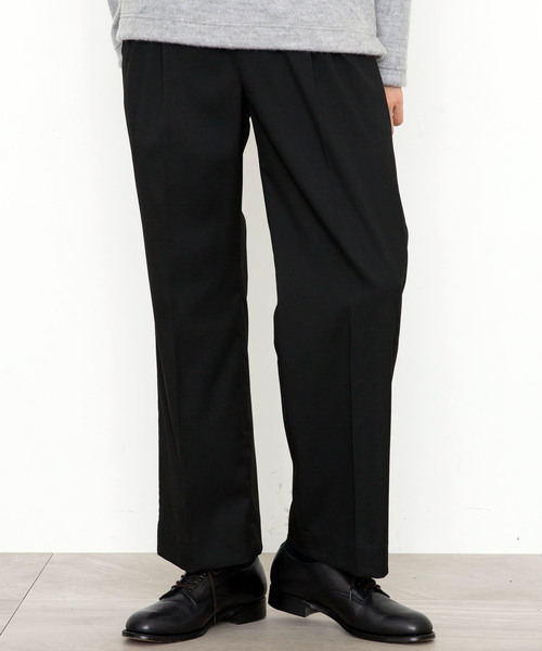 STUDIOUS（ステュディオス）の「【STUDIOUS】マリールイズ2タックセミワイドパンツ（その他パンツ・メンズ・カーキ/ブラック/ベージュ/グレー・1/2/3）」の16枚目の写真