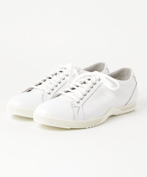 TOP SEVEN（トップセブン）の「ホワイトスニーカー　TS-2101（スニーカー・メンズ・ホワイト・41/42/43/40）」の2枚目の写真